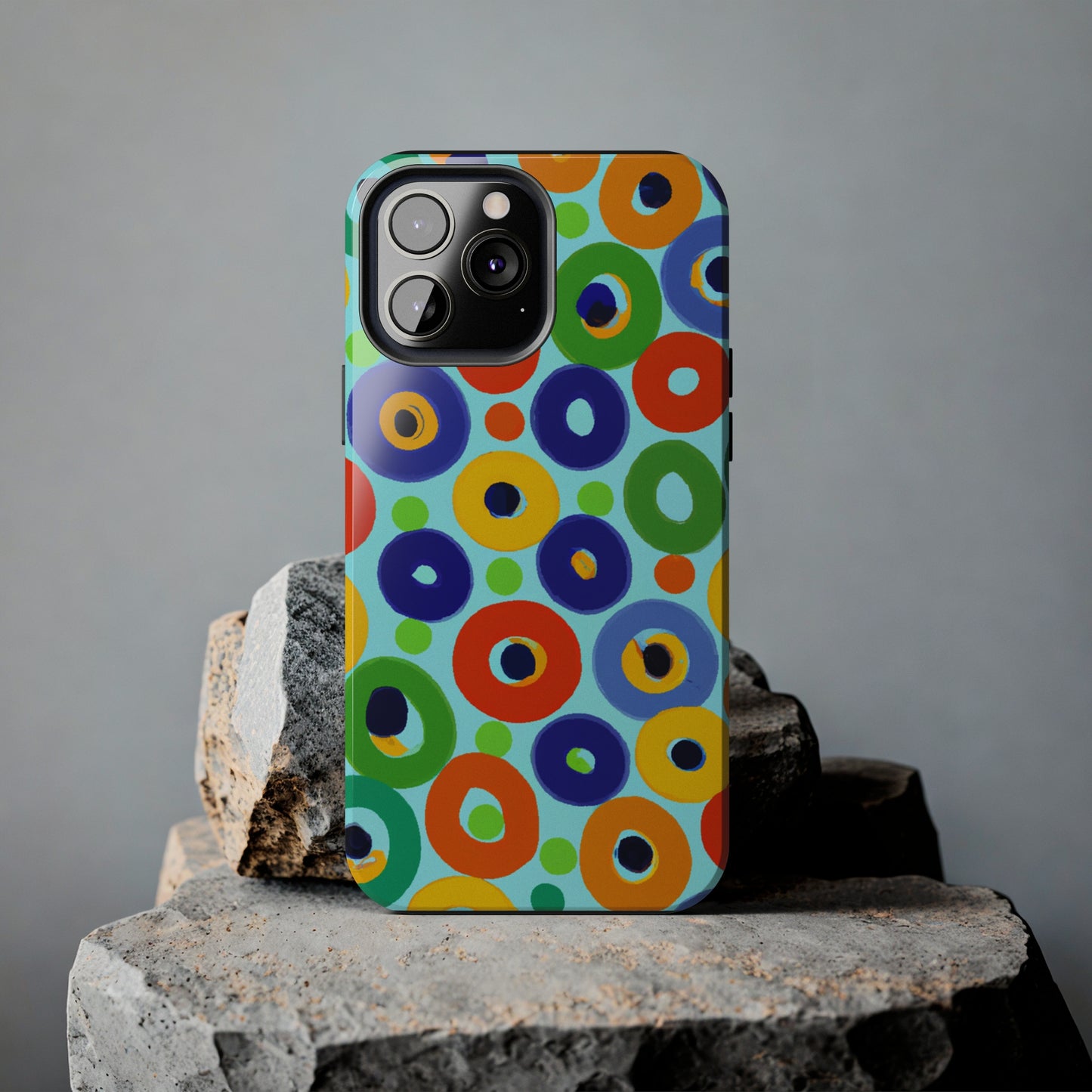 Tough Case-Mate iPhone Case Ft. Vivid Circles