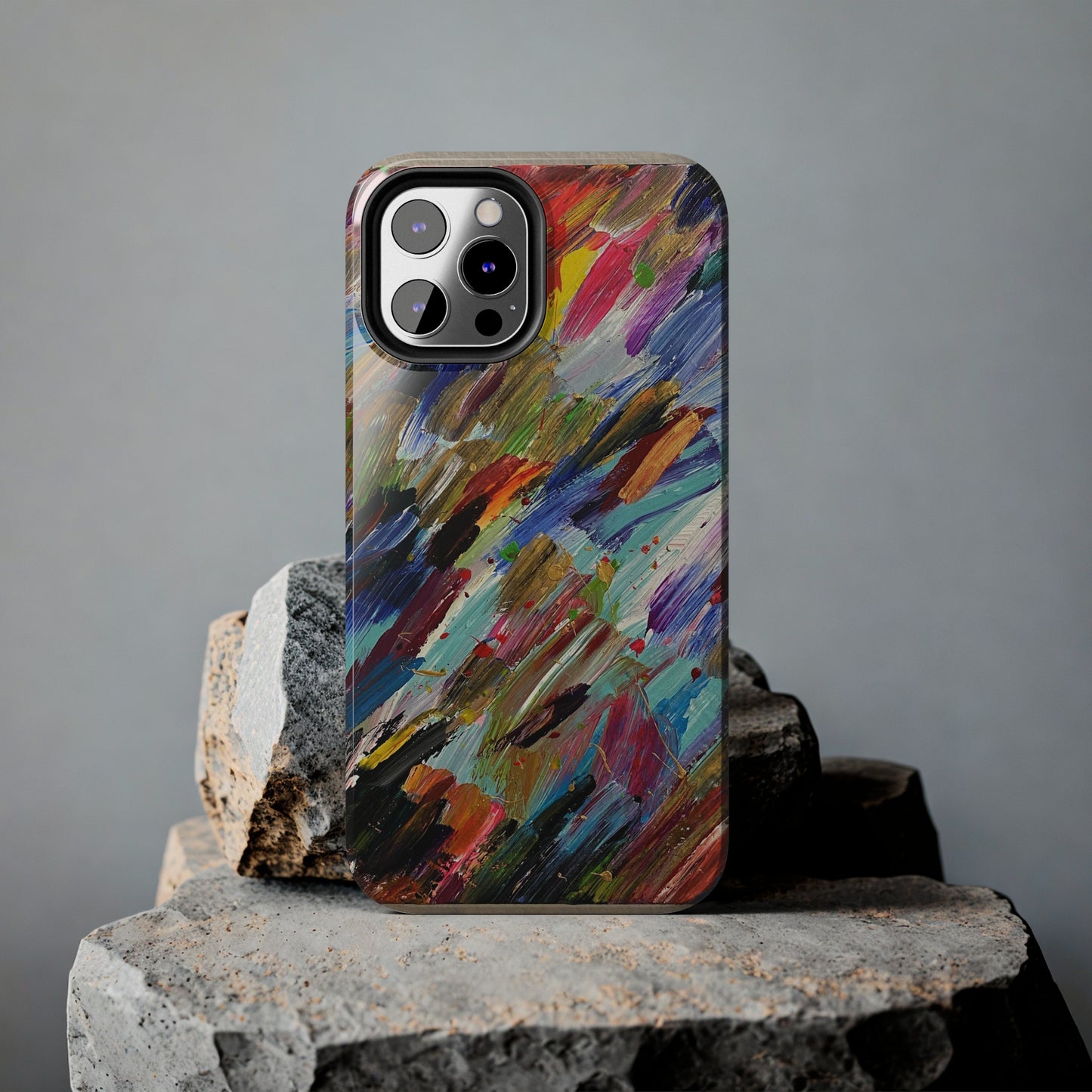 Tough Case-Mate iPhone Case Ft. Abstract Acrylic Feathers