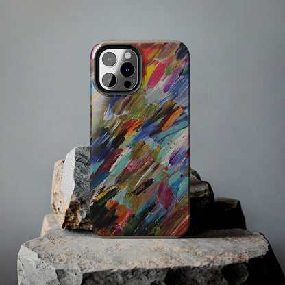 Tough Case-Mate iPhone Case Ft. Abstract Acrylic Feathers