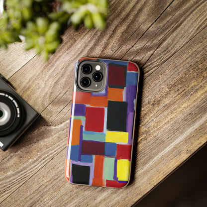 Tough Case-Mate iPhone Case Ft. Abstract Rectangles