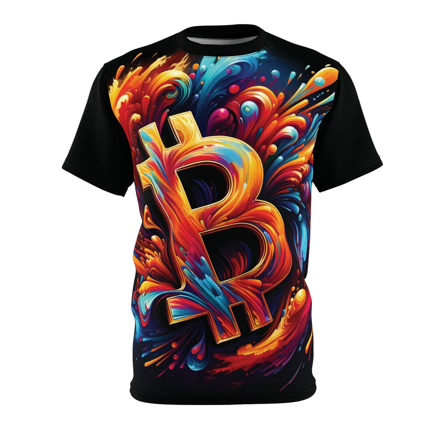 Abstract Bitcoin Shirt