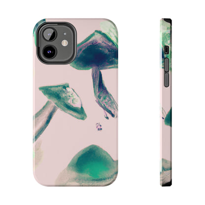 Tough Apple iPhone Cases Ft. Green Mushrooms