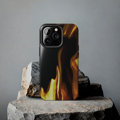 Tough Apple iPhone Cases Ft. Abstract Flames