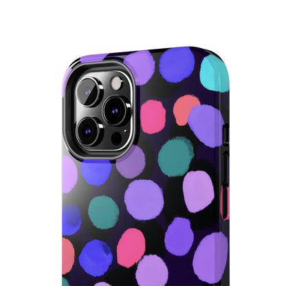 Tough Case-Mate iPhone Case Ft. Purple Dots