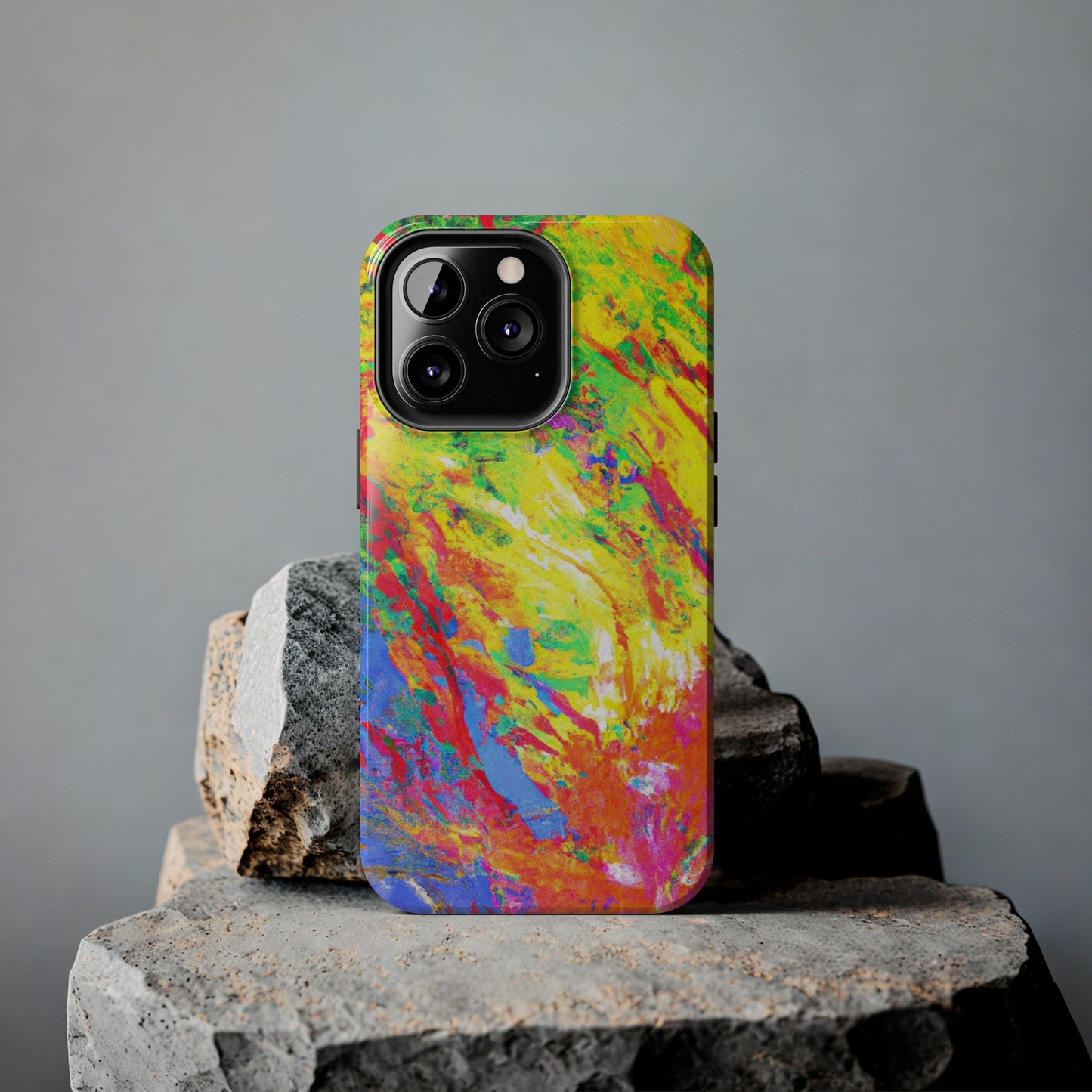 Tough Apple iPhone Cases Ft. Abstract Sherbet