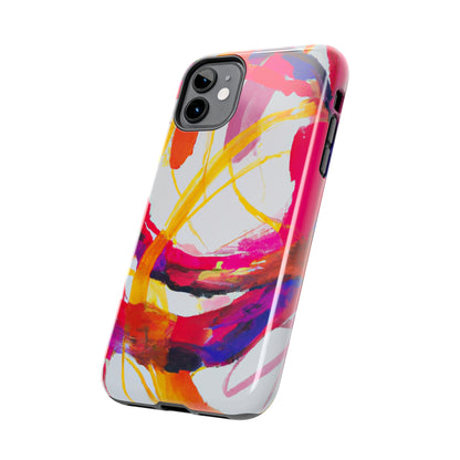 Tough Apple iPhone Cases Ft. Abstract Scarlet