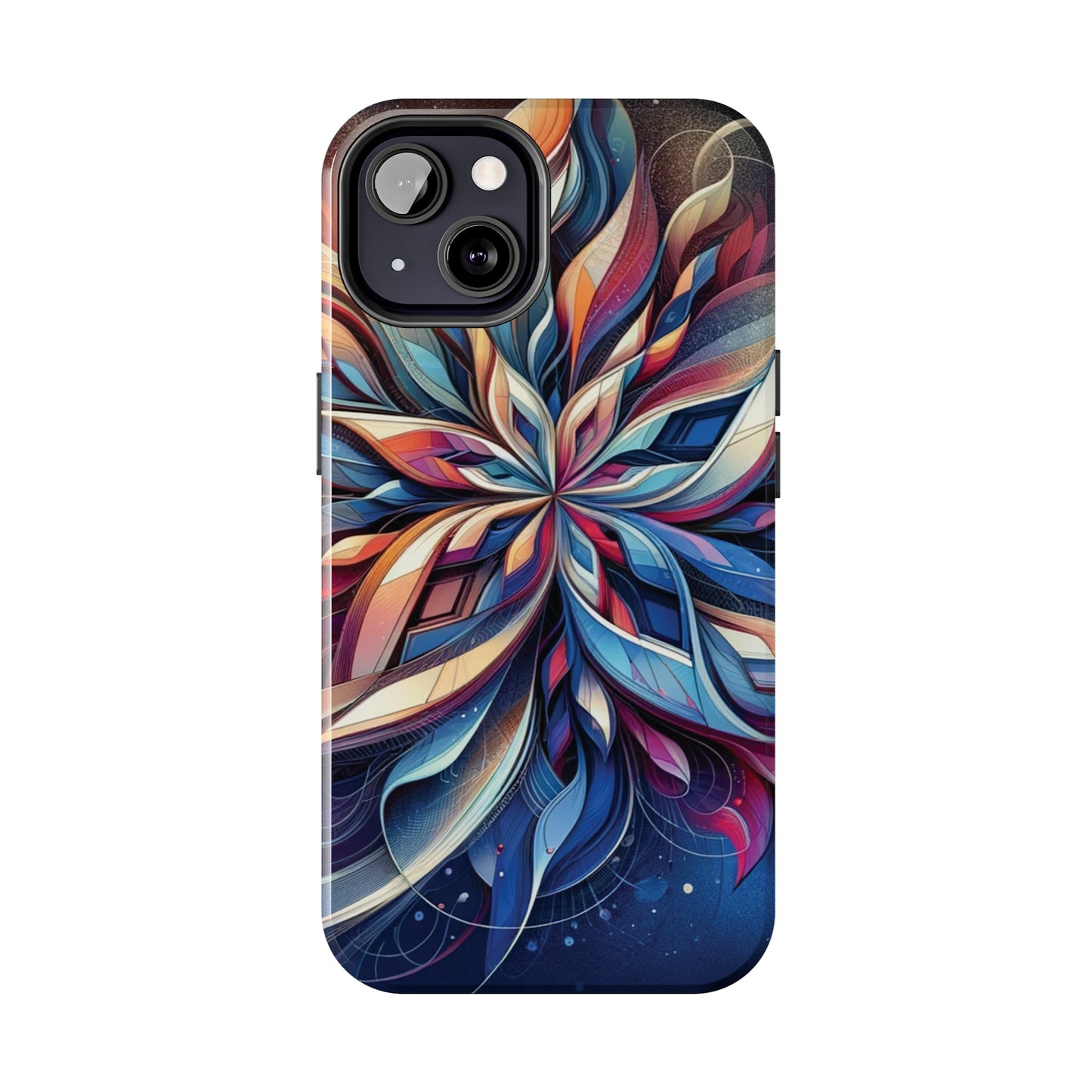 ToughDrop Apple iPhone Case Ft. Abstract Snowflake