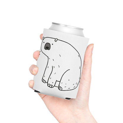 White Moodycub Can Holder Insulated Coozie
