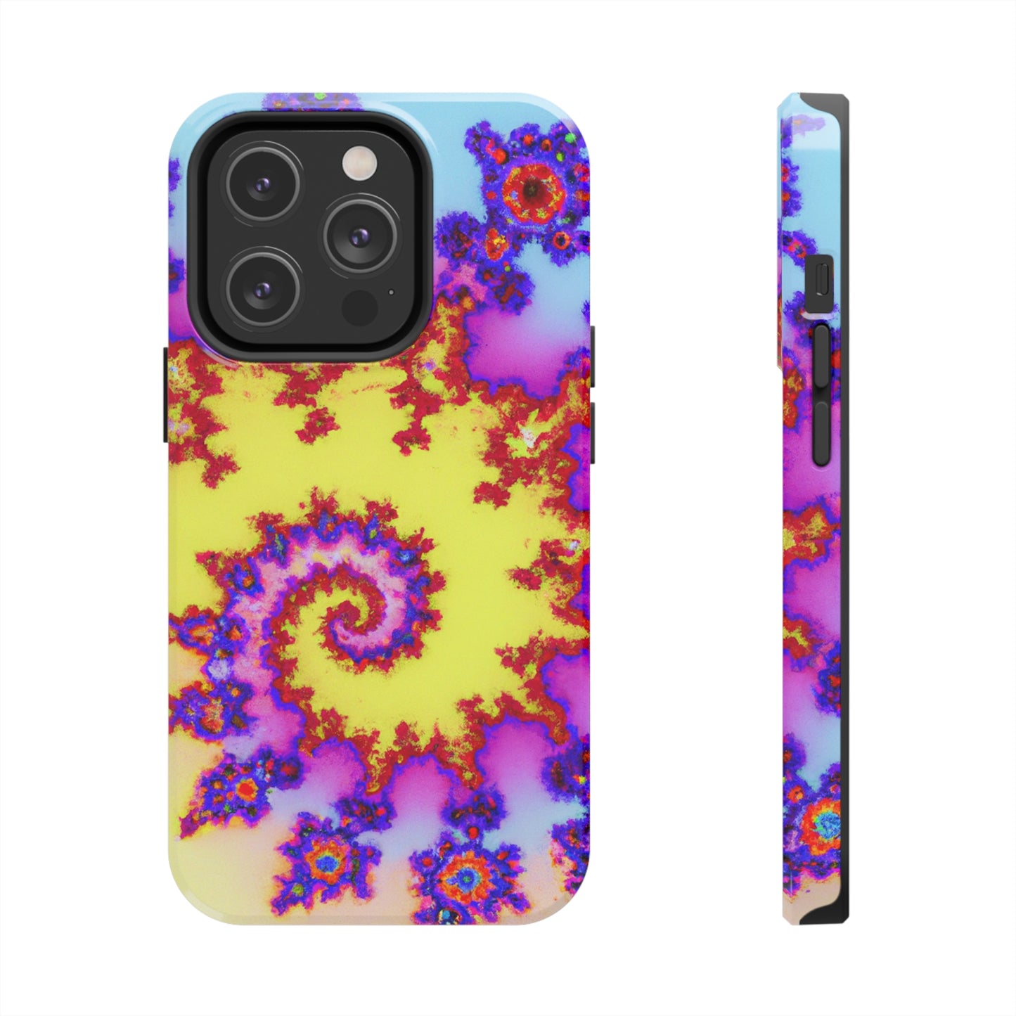 Tough Case-Mate iPhone Case Ft. Tie Dye Fractal