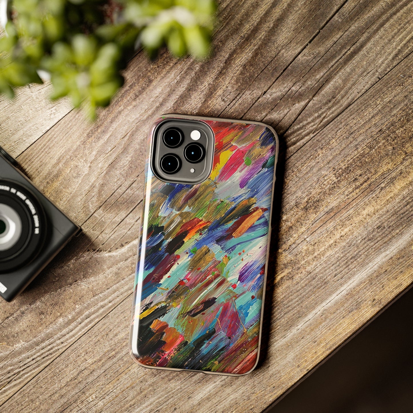 Tough Case-Mate iPhone Case Ft. Abstract Acrylic Feathers