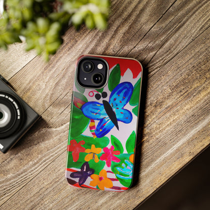 Tough Case-Mate iPhone Case Ft. Watercolor Butterfly