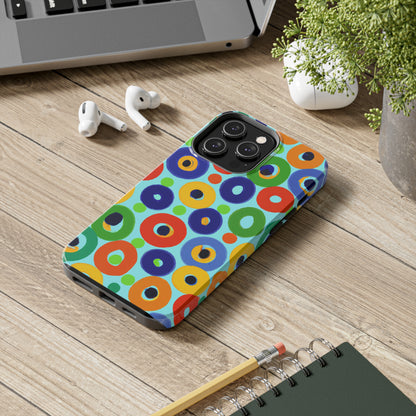 Tough Case-Mate iPhone Case Ft. Vivid Circles