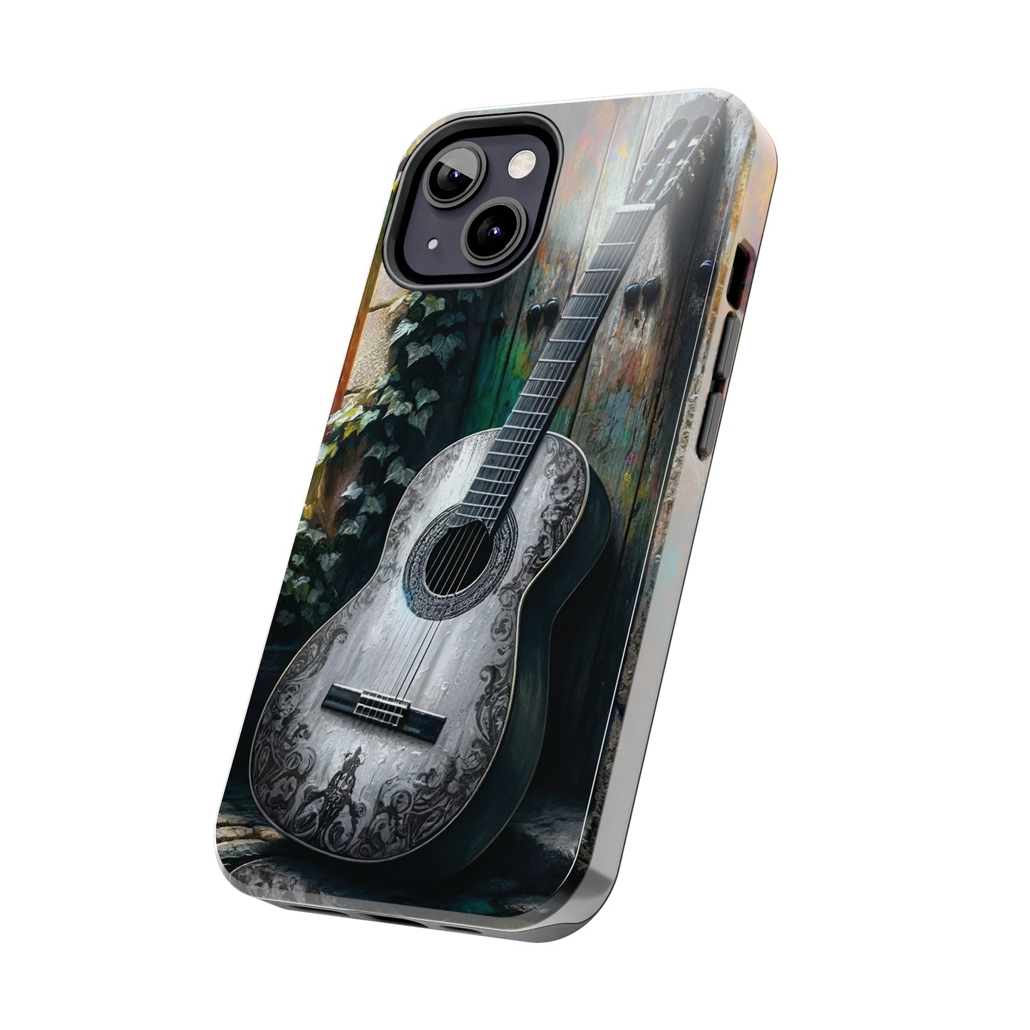 ToughDrop Apple iPhone Case Ft. Greyscale Guitar