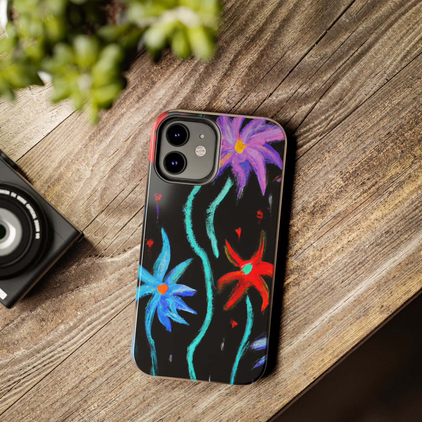 Tough Case-Mate iPhone Case Ft. Abstract Flowers