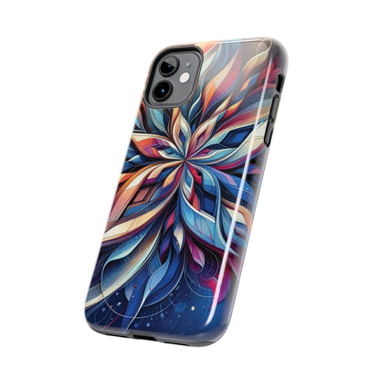 ToughDrop Apple iPhone Case Ft. Abstract Snowflake