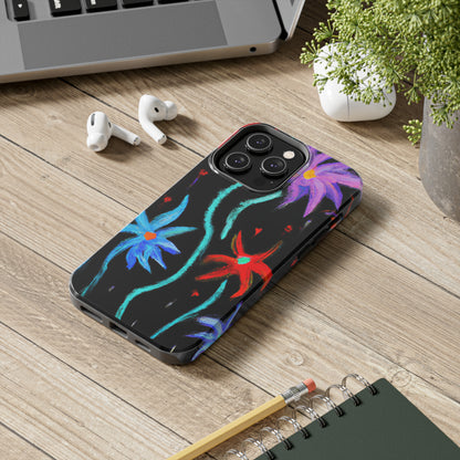 Tough Case-Mate iPhone Case Ft. Abstract Flowers