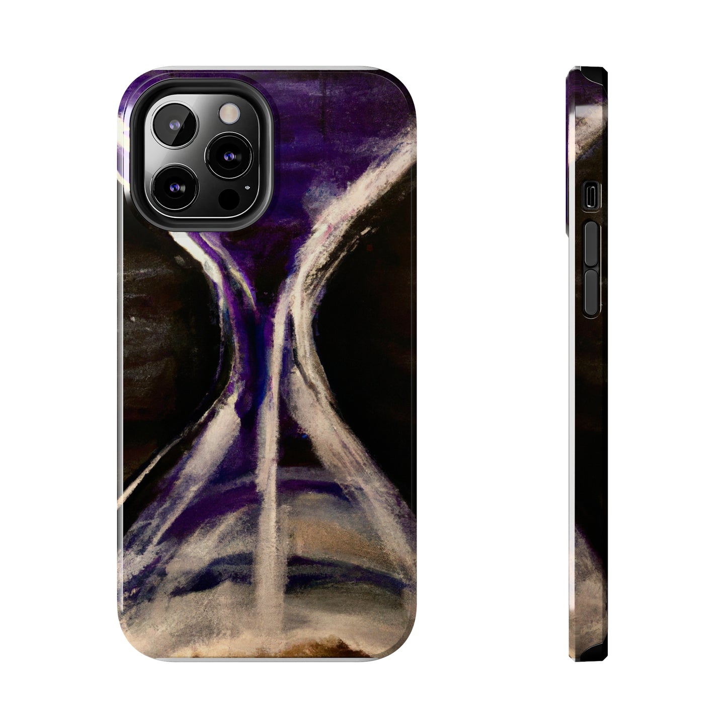 Tough Case-Mate iPhone Case Ft. Purple Hourglass