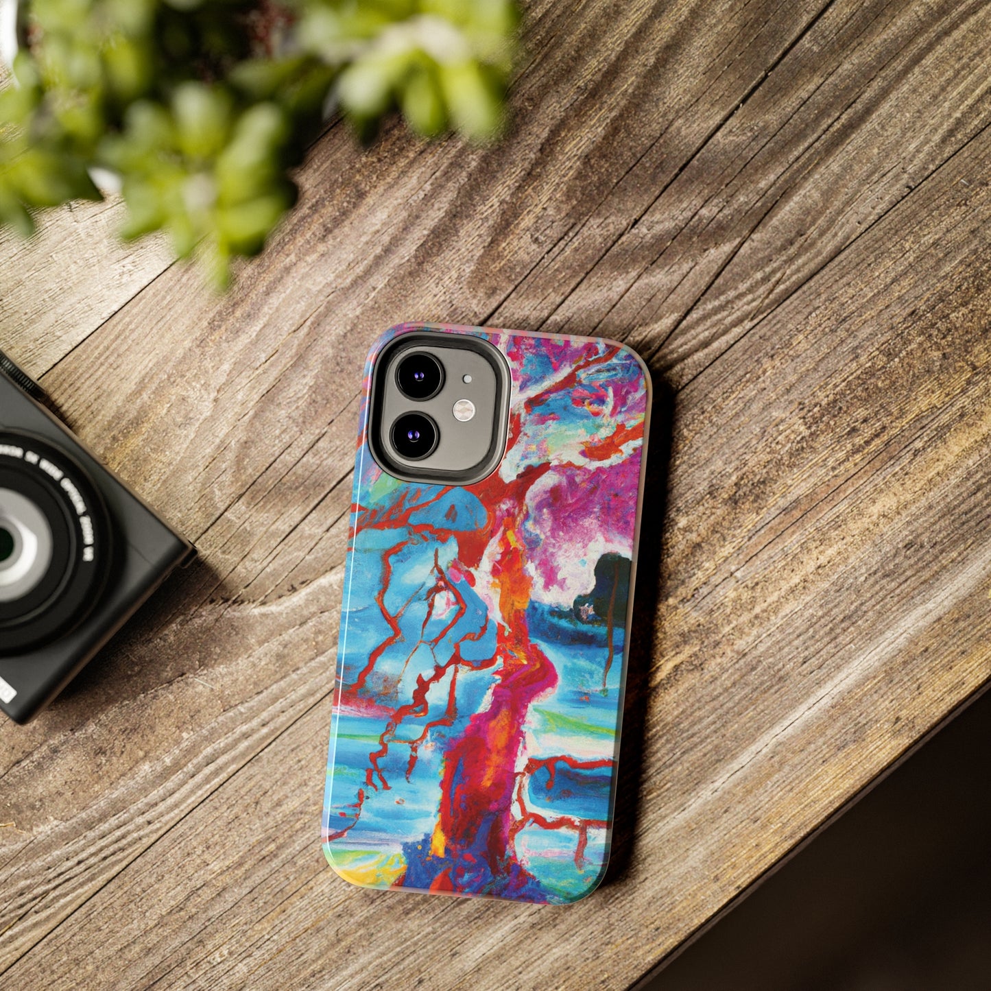 Tough Apple iPhone Cases Ft. Abstract Spirit Tree