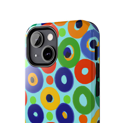 Tough Case-Mate iPhone Case Ft. Vivid Circles