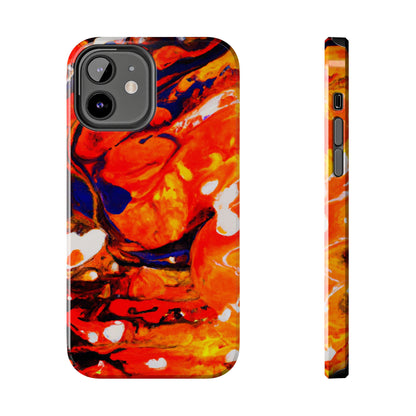 Tough Apple iPhone Cases Ft. Abstract Halloween Pumpkin