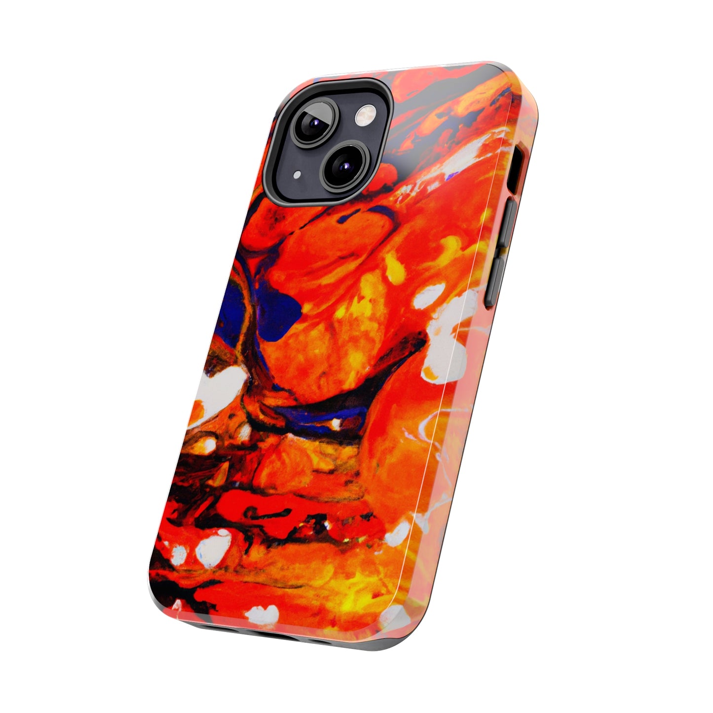 Tough Apple iPhone Cases Ft. Abstract Halloween Pumpkin