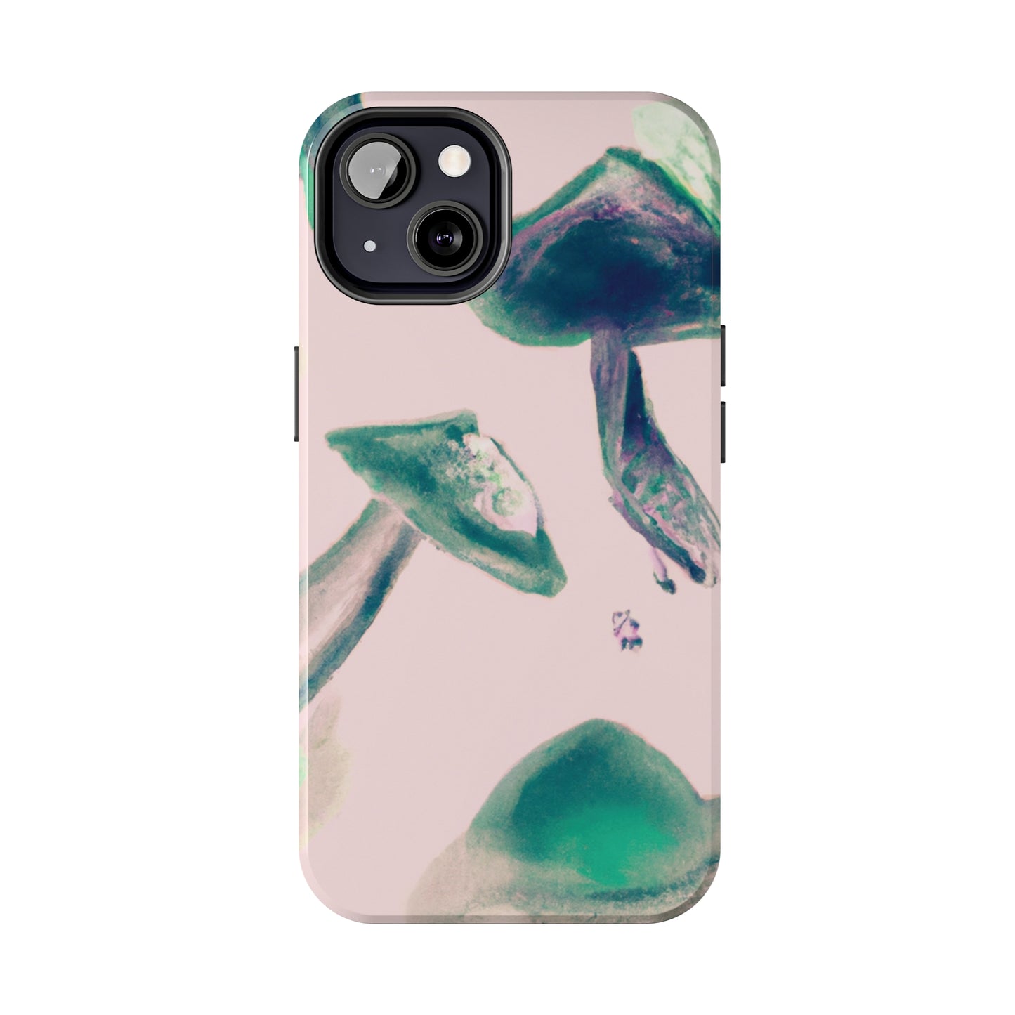 Tough Apple iPhone Cases Ft. Green Mushrooms