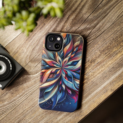 ToughDrop Apple iPhone Case Ft. Abstract Snowflake