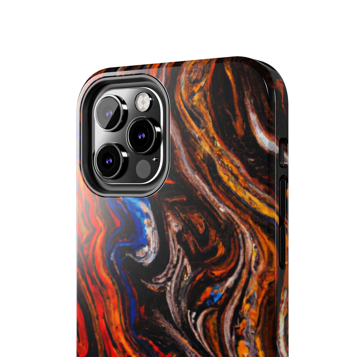 Tough Apple iPhone Case Ft. Abstract Petrified Wood