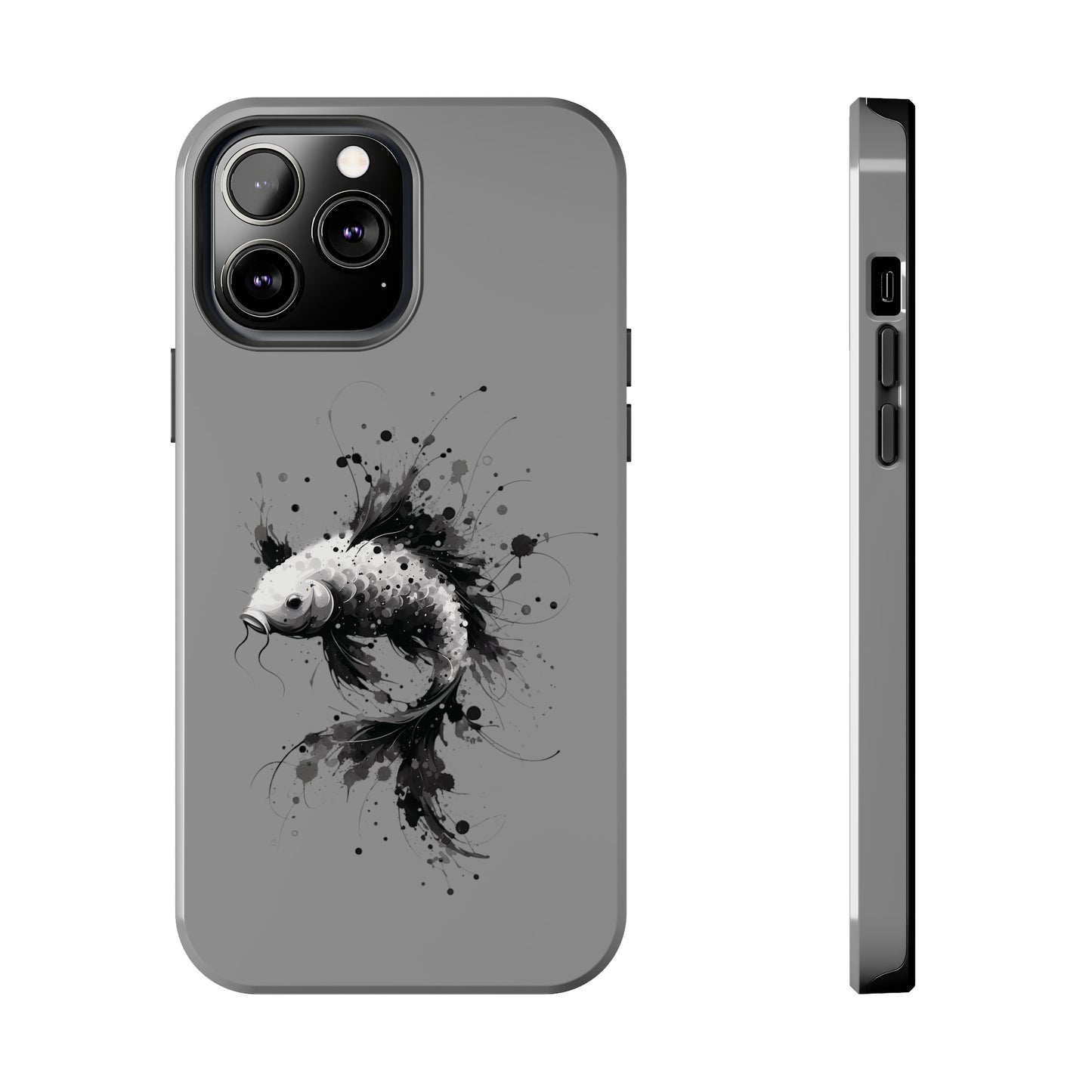 ToughDrop Apple iPhone Case Ft. Ink Blot Koi