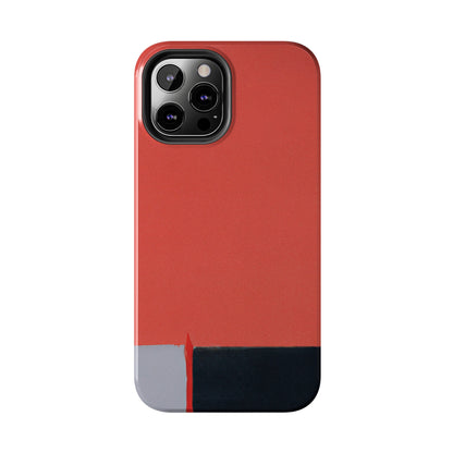 Strong Apple iPhone Case Ft. Minimal Orange