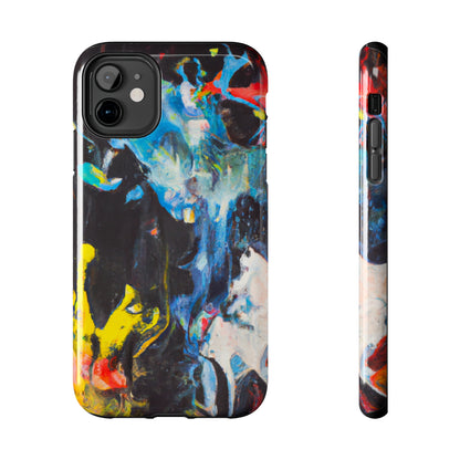 Tough Case-Mate iPhone Case Ft. Blue Splat