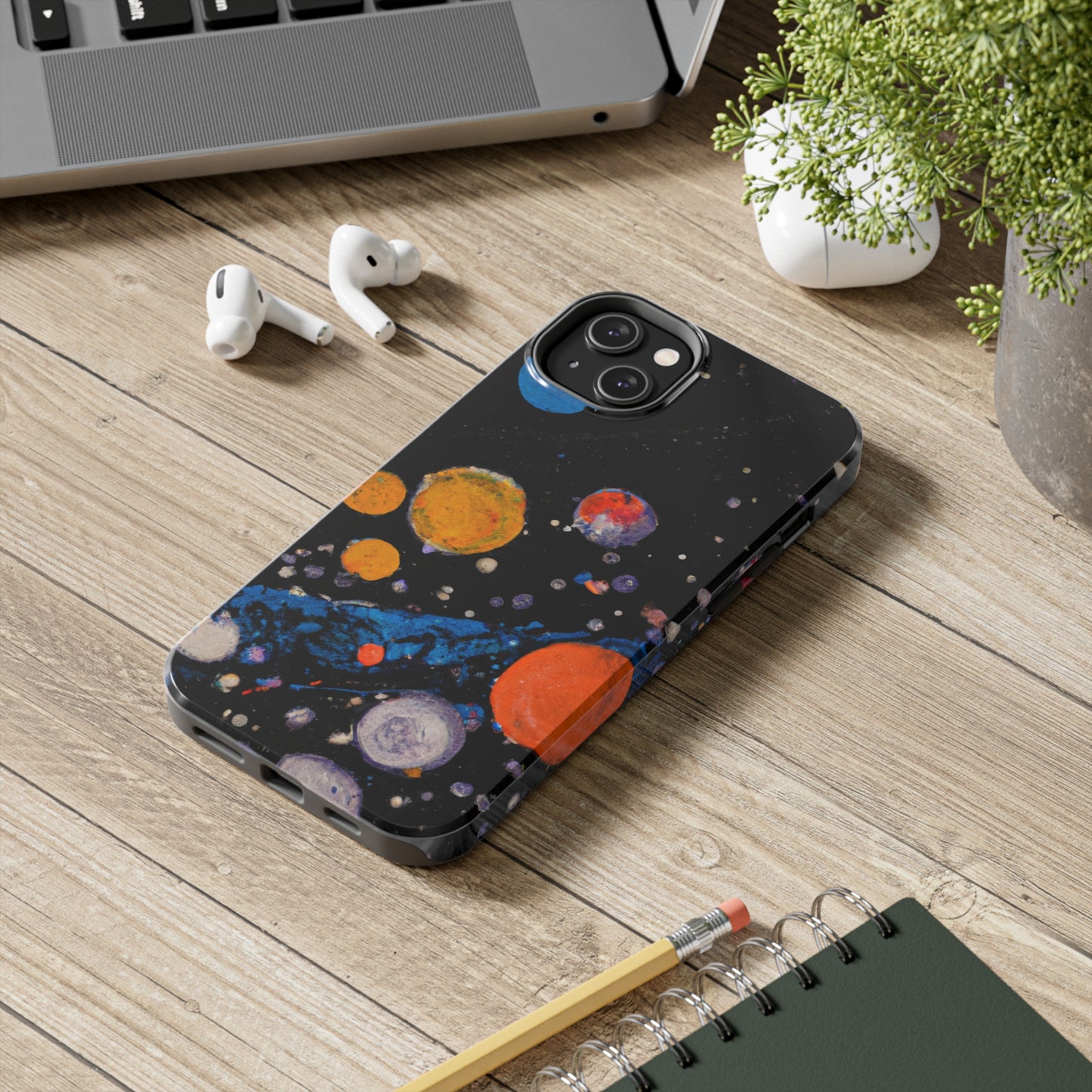 Tough Apple iPhone Cases Ft. Space Bubbles