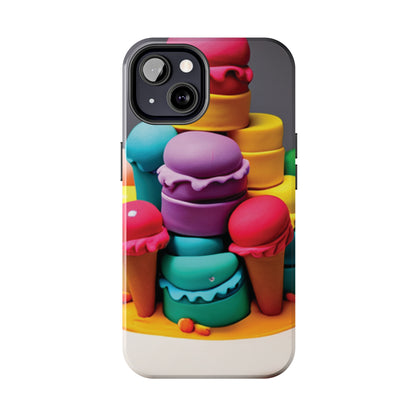 Strong Apple iPhone Case Ft. Silly Clay Ice Cream