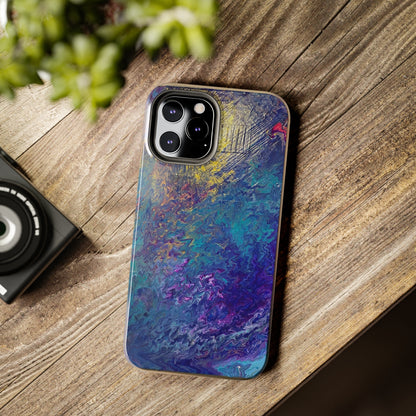 Tough Case-Mate iPhone Cases Ft. Abstract Blue Waterfall