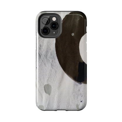 Strong Apple iPhone Case Ft. Abstract Half Circle