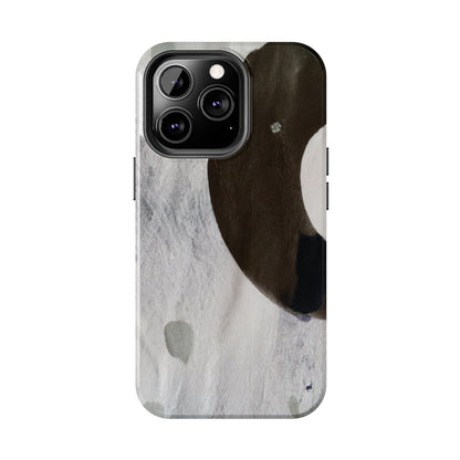 Strong Apple iPhone Case Ft. Abstract Half Circle