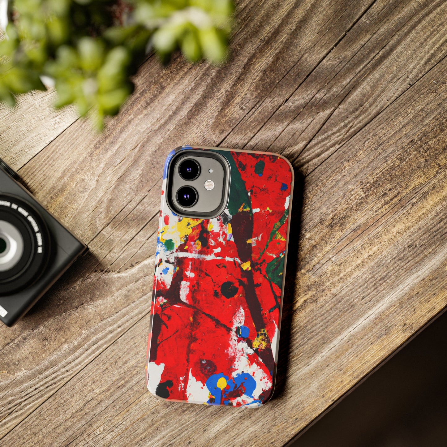 Tough Case-Mate iPhone Case Ft. Fractured Red