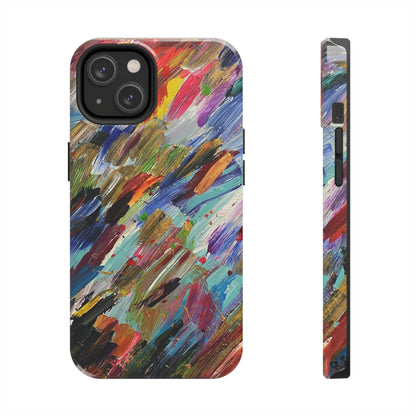 Tough Case-Mate iPhone Case Ft. Abstract Acrylic Feathers