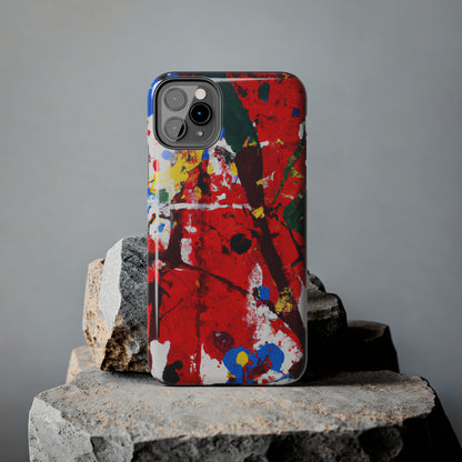 Tough Case-Mate iPhone Case Ft. Fractured Red