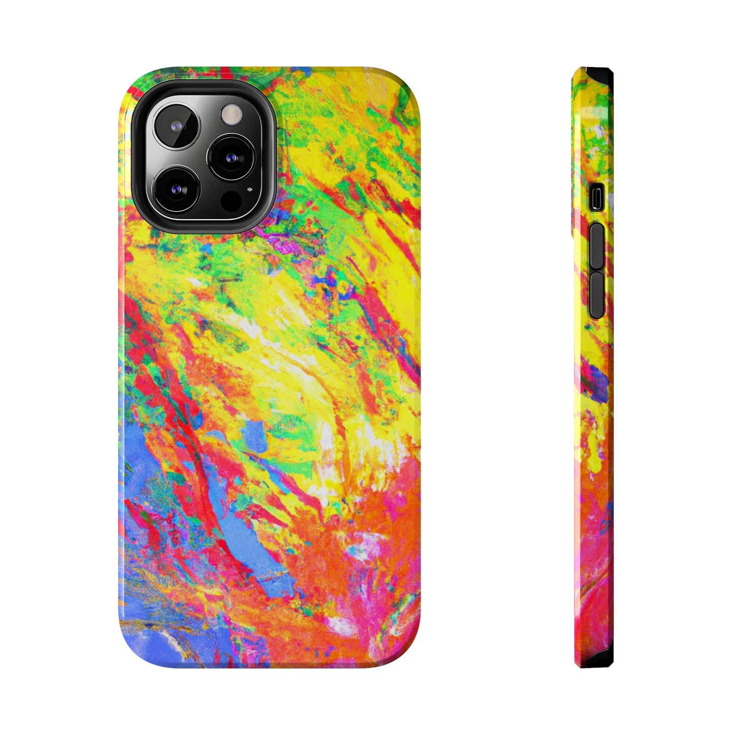 Tough Apple iPhone Cases Ft. Abstract Sherbet