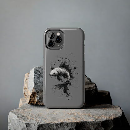 ToughDrop Apple iPhone Case Ft. Ink Blot Koi