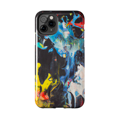 Tough Case-Mate iPhone Case Ft. Blue Splat