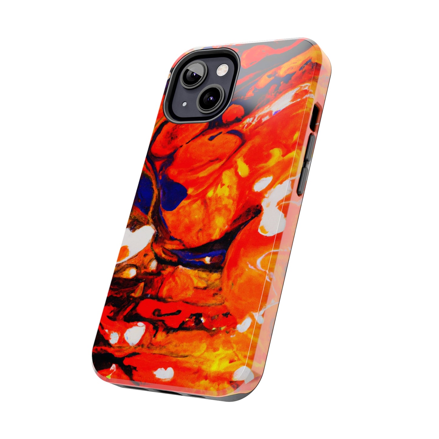 Tough Apple iPhone Cases Ft. Abstract Halloween Pumpkin