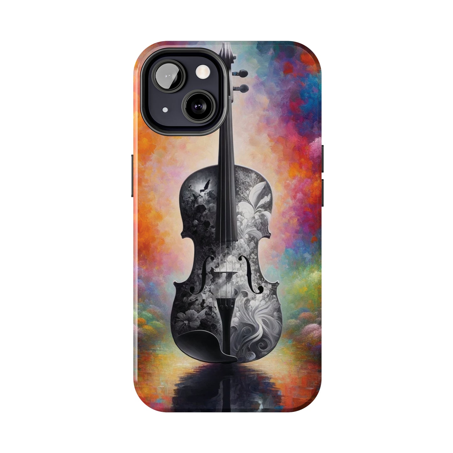 ToughDrop Apple iPhone Case Ft. Greyscale Violin