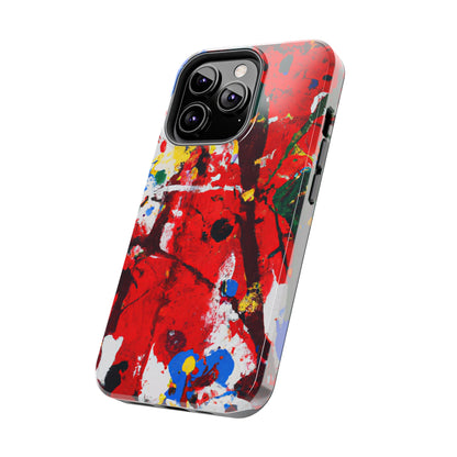 Tough Case-Mate iPhone Case Ft. Fractured Red