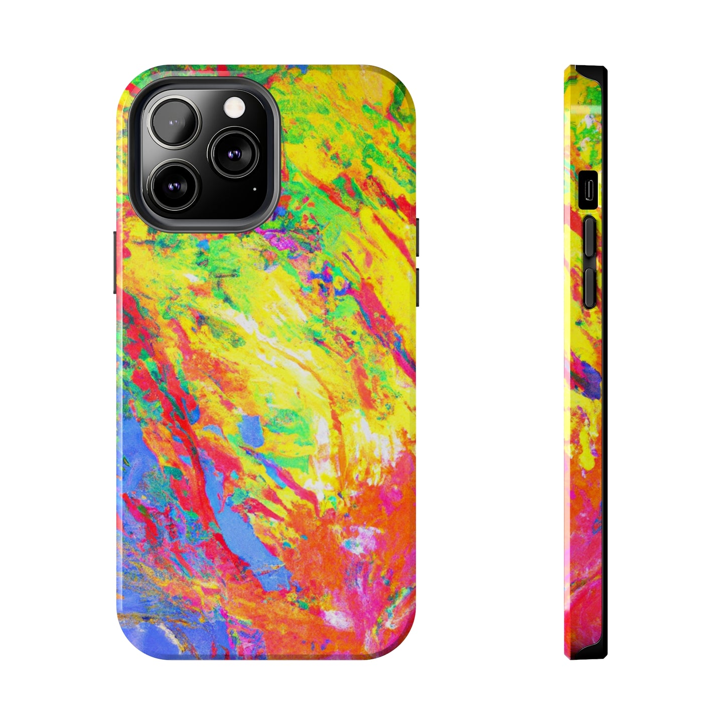 Tough Apple iPhone Cases Ft. Abstract Sherbet