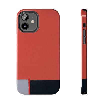 Strong Apple iPhone Case Ft. Minimal Orange