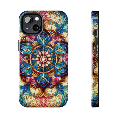 ToughDrop Apple iPhone Case Ft. Stained Glass Fractal