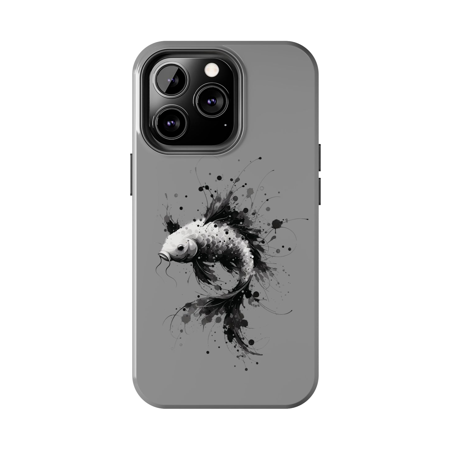 ToughDrop Apple iPhone Case Ft. Ink Blot Koi