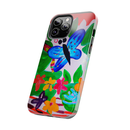 Tough Case-Mate iPhone Case Ft. Watercolor Butterfly